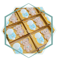 Baby Rattle Bow 2 Cookie Cutter