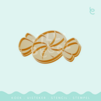 Jillbeesz Candy Round Cookie Cutter